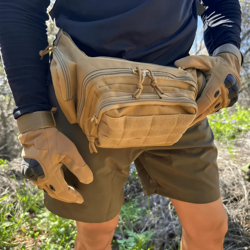 Grand sac banane bandoulière - Tactical