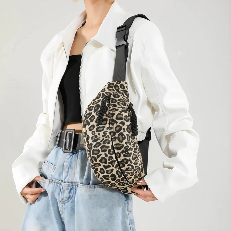 Sac banane xl léopard