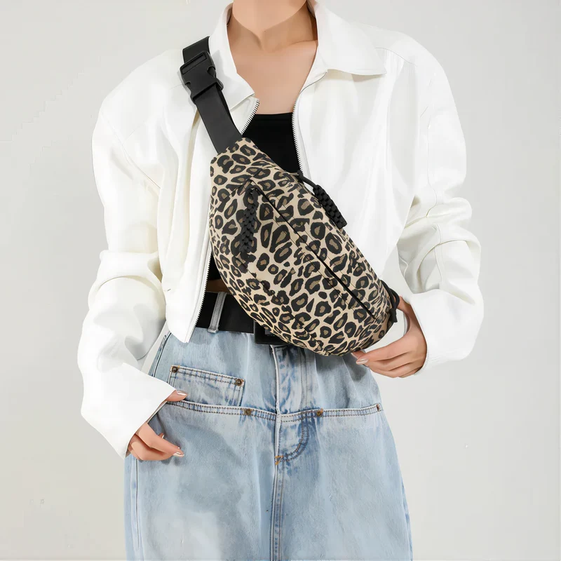 Sac banane xl léopard