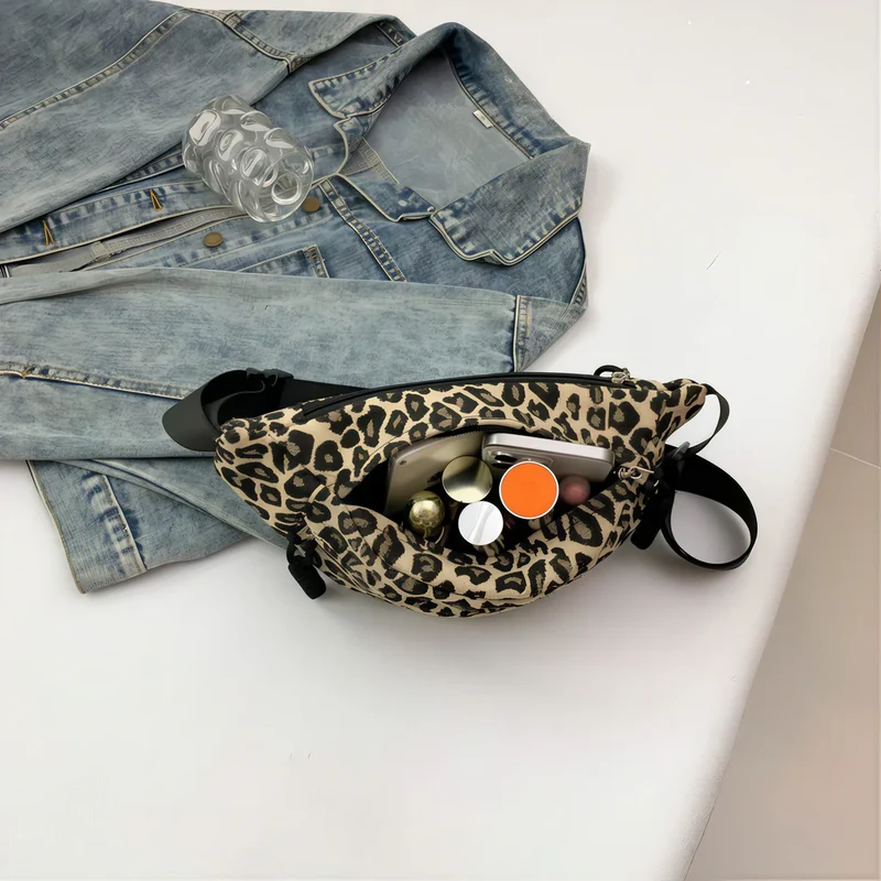Sac banane xl léopard