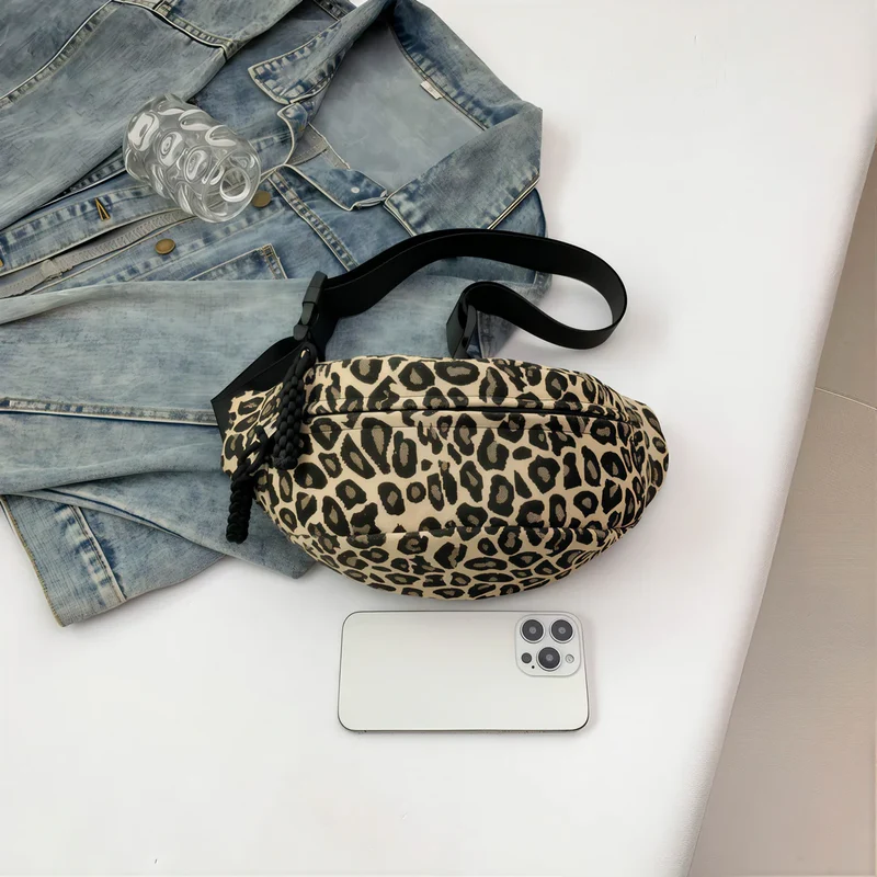 Sac banane xl léopard