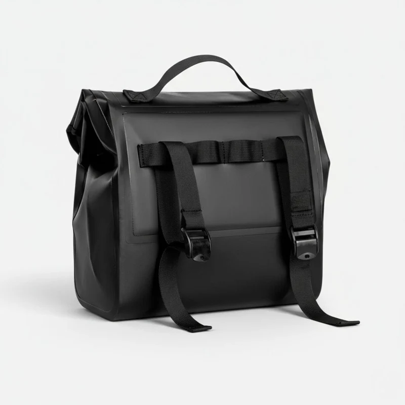 Sacoche de Vélo Étanche, compatible tous vélo, guidon ou porte-bagages |Extensible 5 - 10L