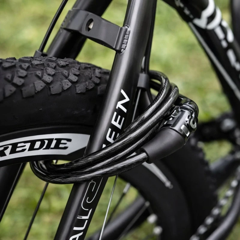 Antivol vélo à code spécial Bikepacking | Câble acier renforcé