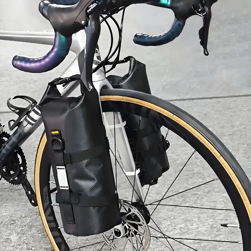 Support Porte-Bagages de fourche vélo | Fixation Sacoche