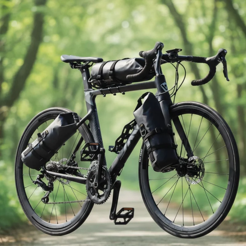 Support Porte-Bagages de fourche vélo | Fixation Sacoche