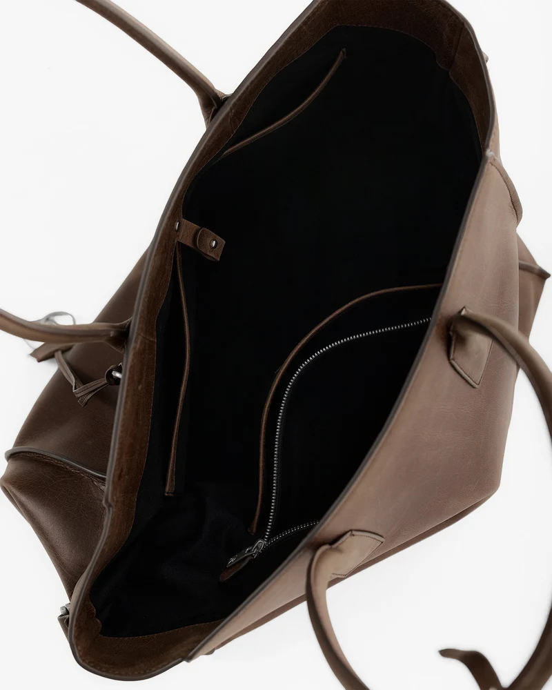 Hudson Tote - Dark Brown
