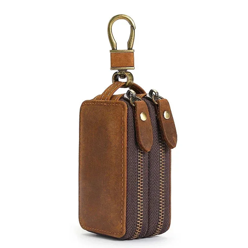 Pochette Portefeuille Homme en Cuir