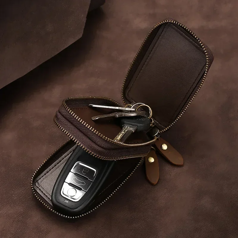 Pochette Portefeuille Homme en Cuir