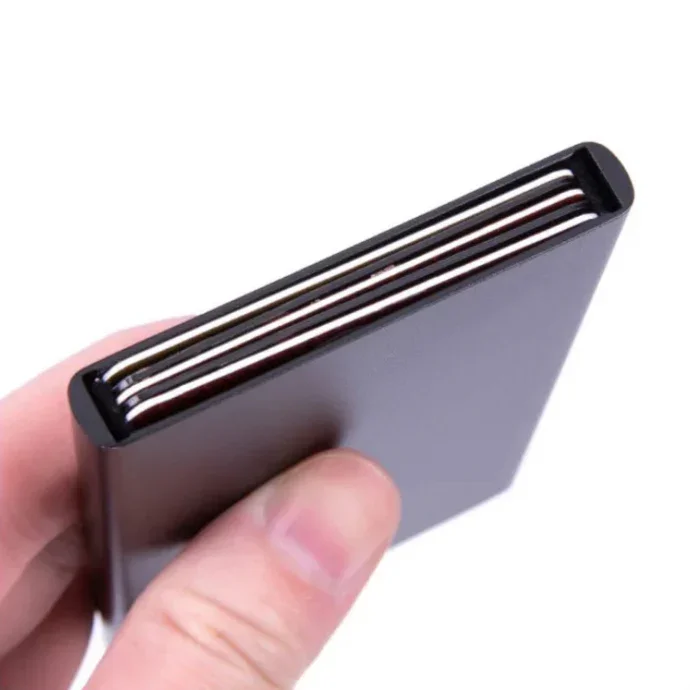 Porte Carte Aluminium Homme