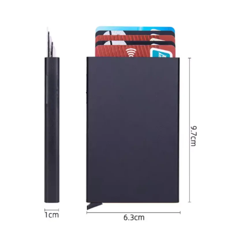 Porte Carte Aluminium Homme