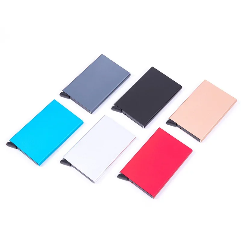 Porte Carte Aluminium Homme