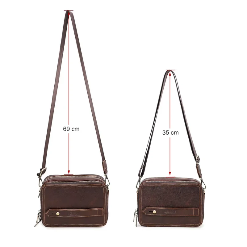 Pochette Bandoulière Cuir pour Homme