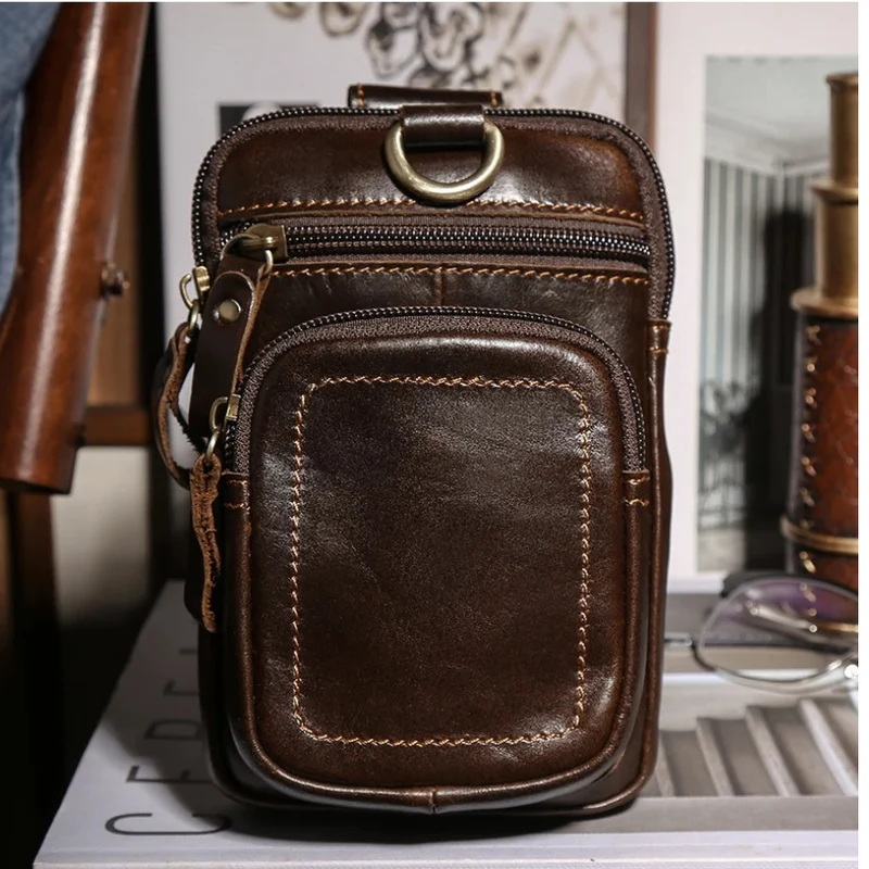 Pochette Homme en Cuir pour Ceinture