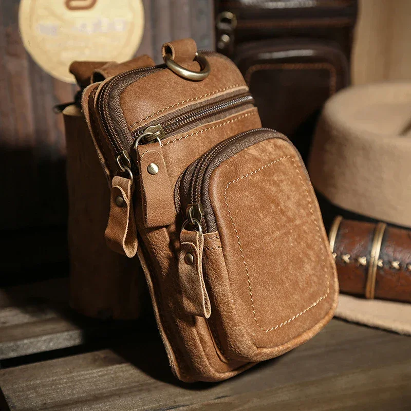 Pochette Homme en Cuir pour Ceinture
