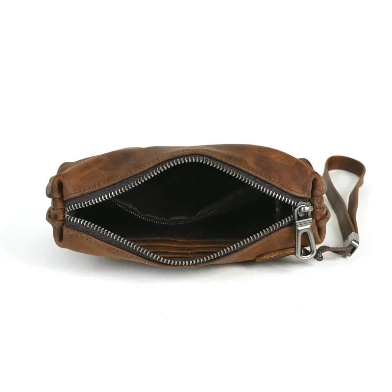 Pochette en Cuir Homme