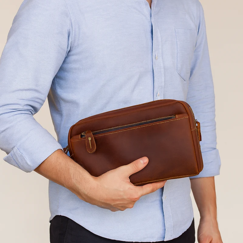 Pochette pour Homme Cuir