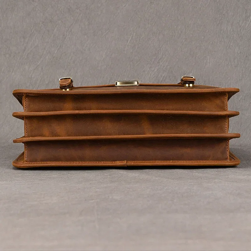 Sacoche Cuir Marron pour Homme