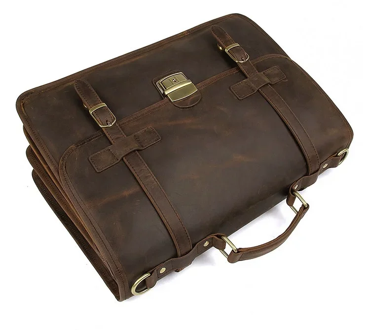 Sacoche Cuir Marron pour Homme