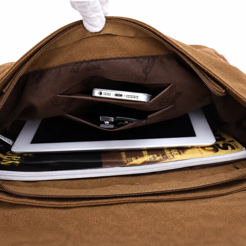 Sacoche pour Homme en Toile