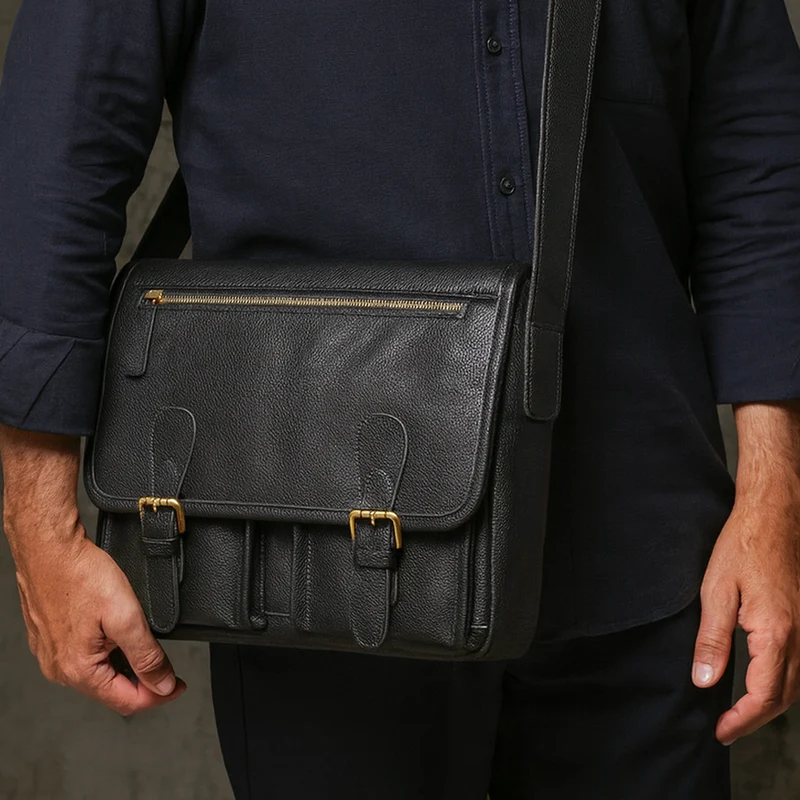 Cartable Homme en Cuir