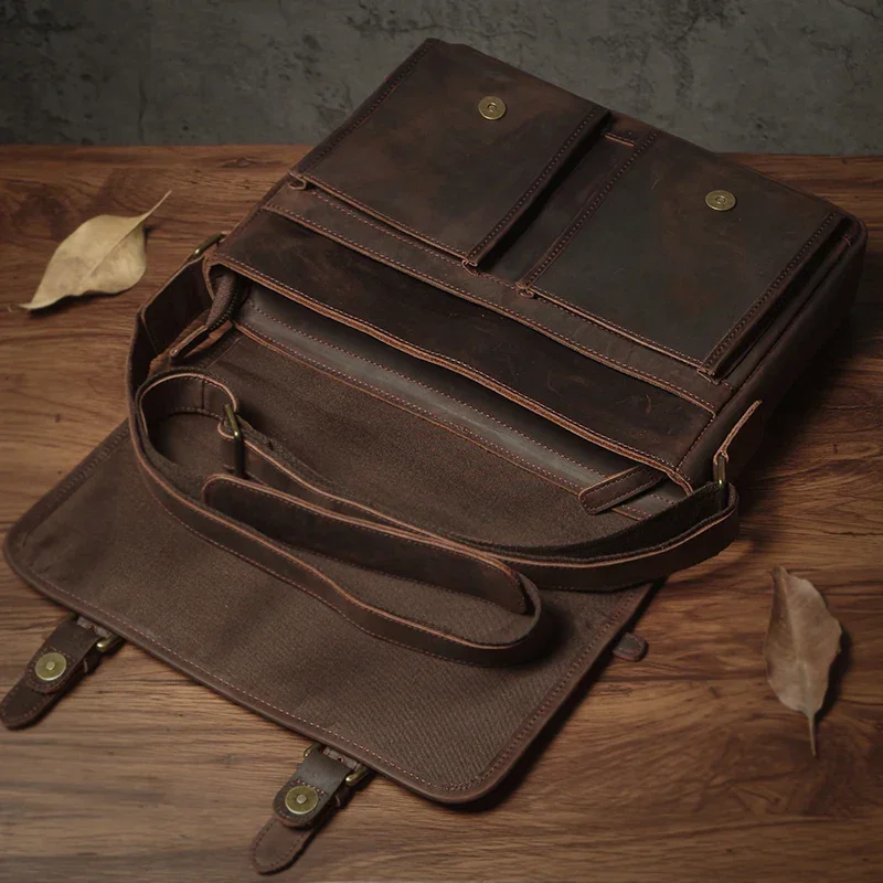 Cartable Homme en Cuir
