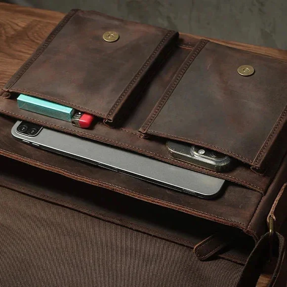 Cartable Homme en Cuir