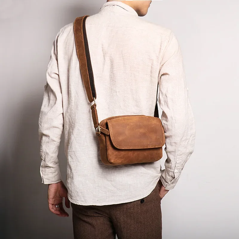 Petite Sacoche Cuir Homme