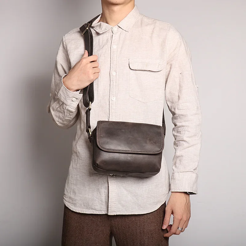 Petite Sacoche Cuir Homme