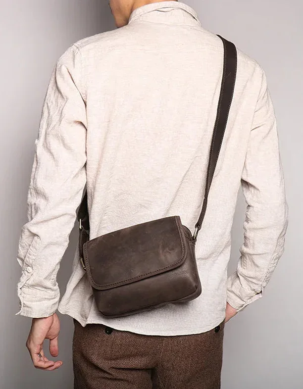 Petite Sacoche Cuir Homme