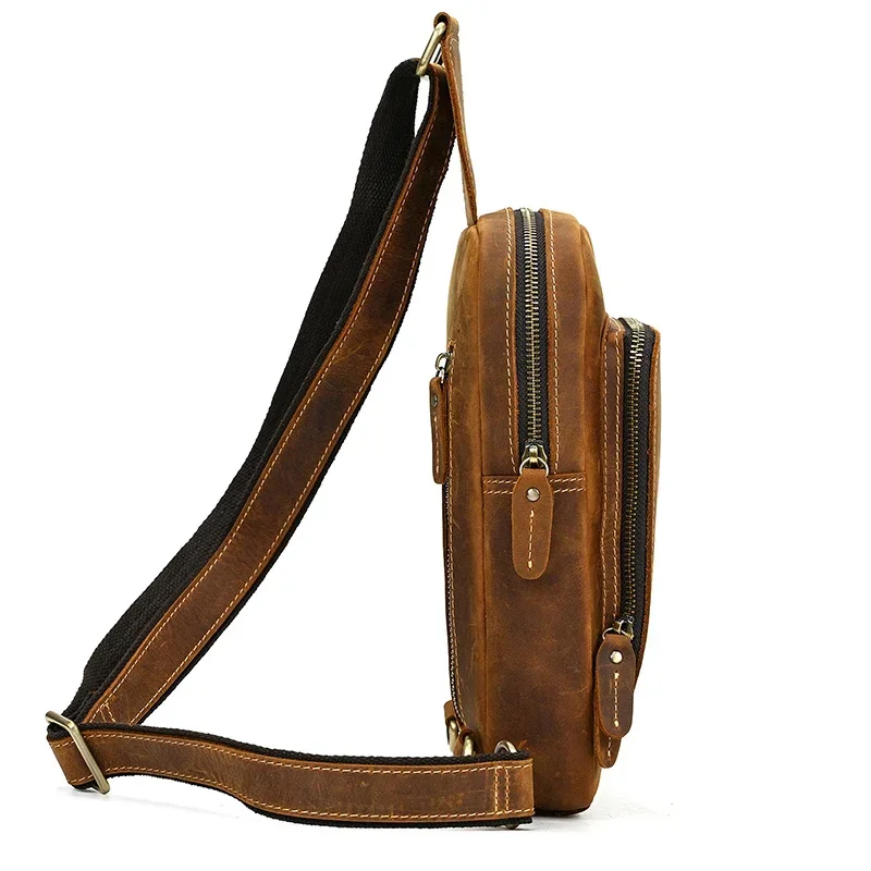 Sacoche Bandoulière en Cuir pour Homme
