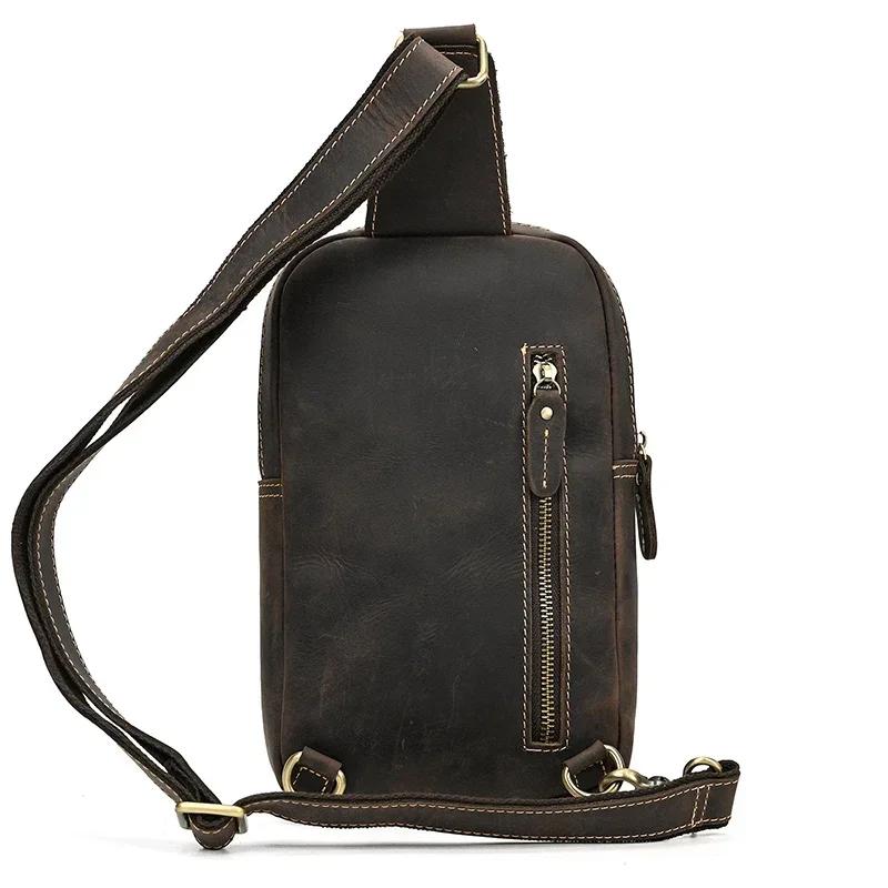 Sacoche Bandoulière en Cuir pour Homme