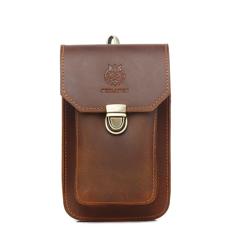 Sacoche Ceinture Cuir Homme