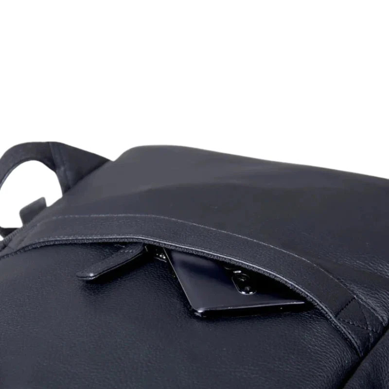 Sac à Dos en Cuir Noir