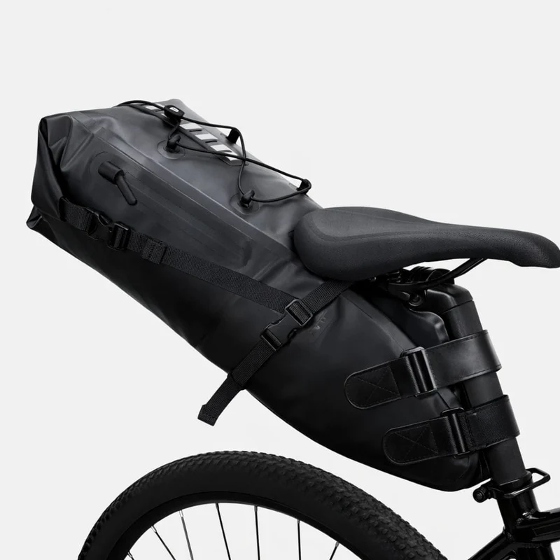 Grande sacoche de selle de vélo pour cyclotourisme & Bikepacking | 13L