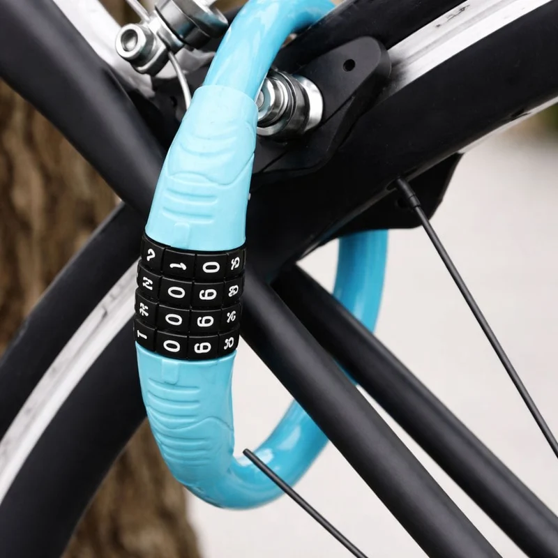 Antivol de vélo avec code à 4 chiffres