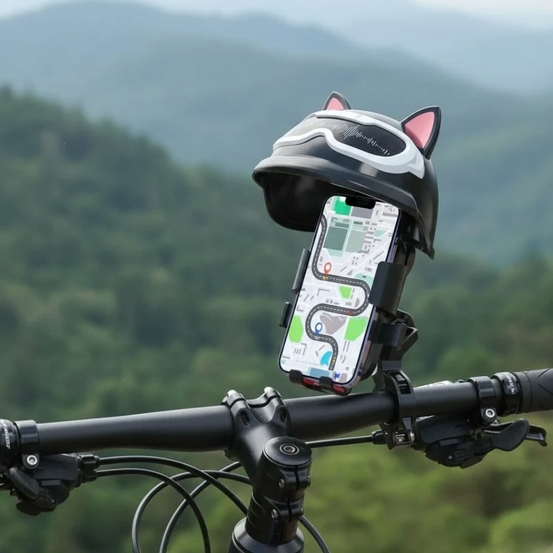 Support de téléphone vélo anti-reflets