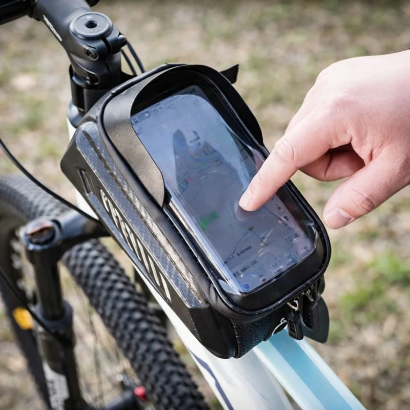 Sacoche de cadre pour Vélo & Bikepacking | Etanchéité Smartphone