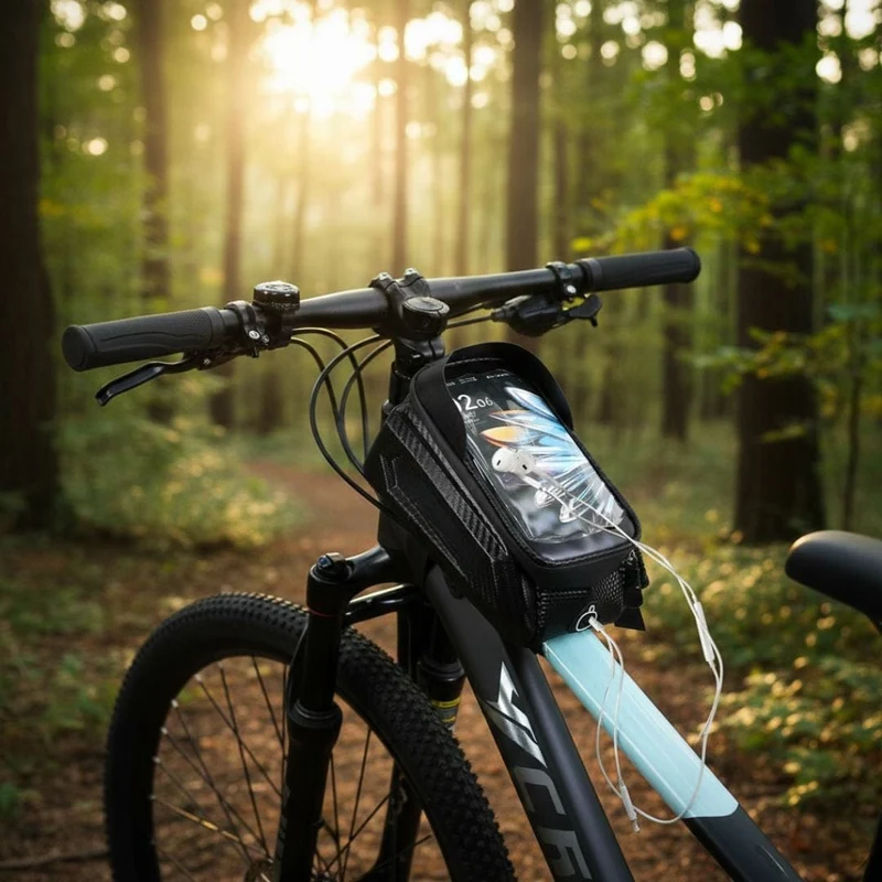 Sacoche de cadre pour Vélo & Bikepacking | Etanchéité Smartphone