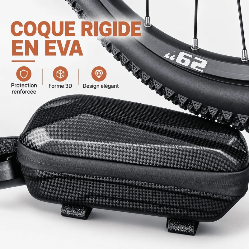Sacoche de cadre Rigide pour vélo & Bikepacking | 1L