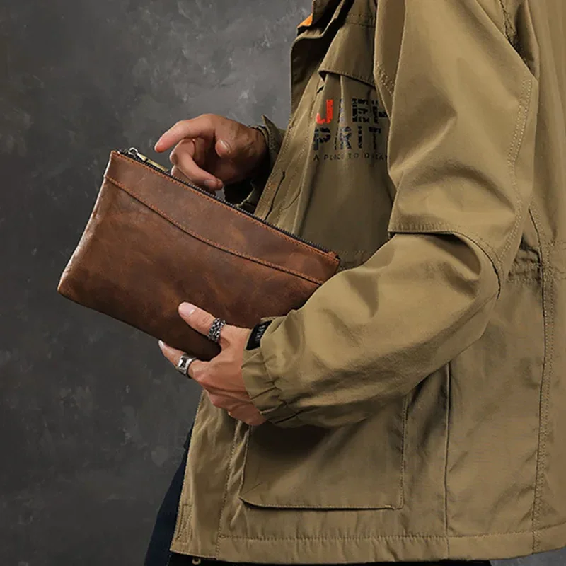 Pochette en Cuir pour Homme