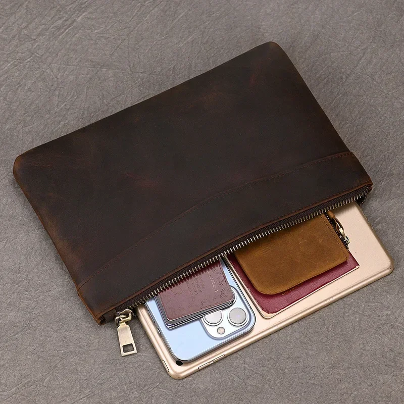 Pochette en Cuir pour Homme