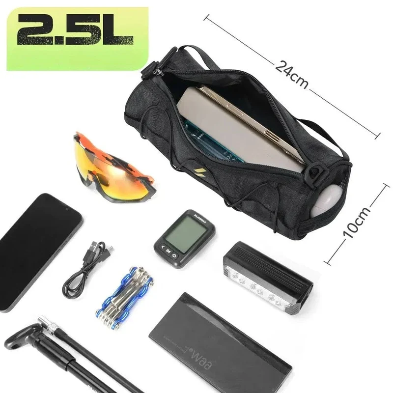Sacoche de guidon VTT, Gravel, Velo de Route | 2,5L