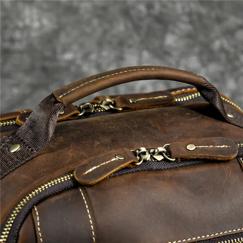 Sac à Dos Cuir Homme Vintage
