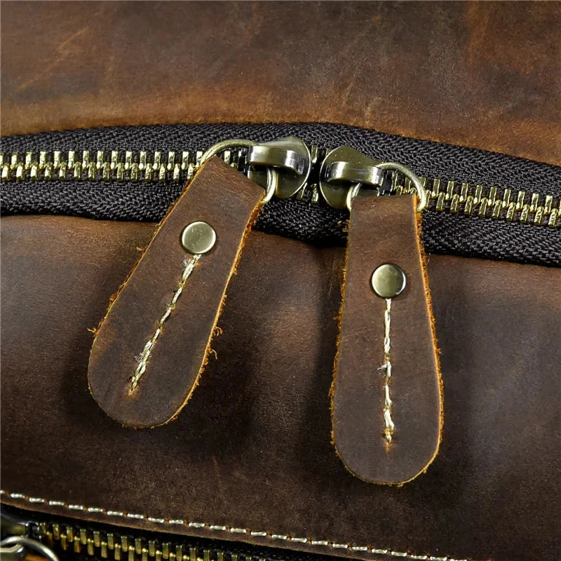 Sac à Dos Cuir Homme Vintage