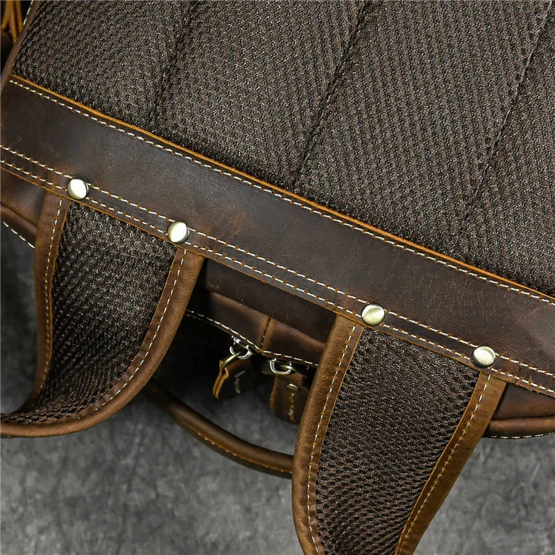 Sac à Dos Cuir Homme Vintage