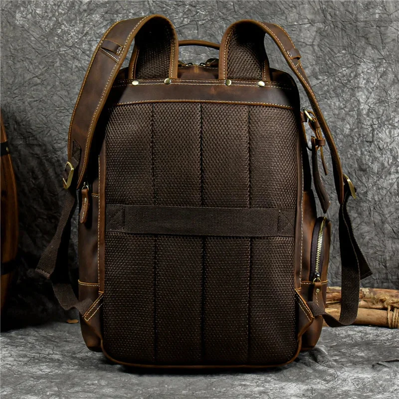 Sac à Dos Cuir Homme Vintage