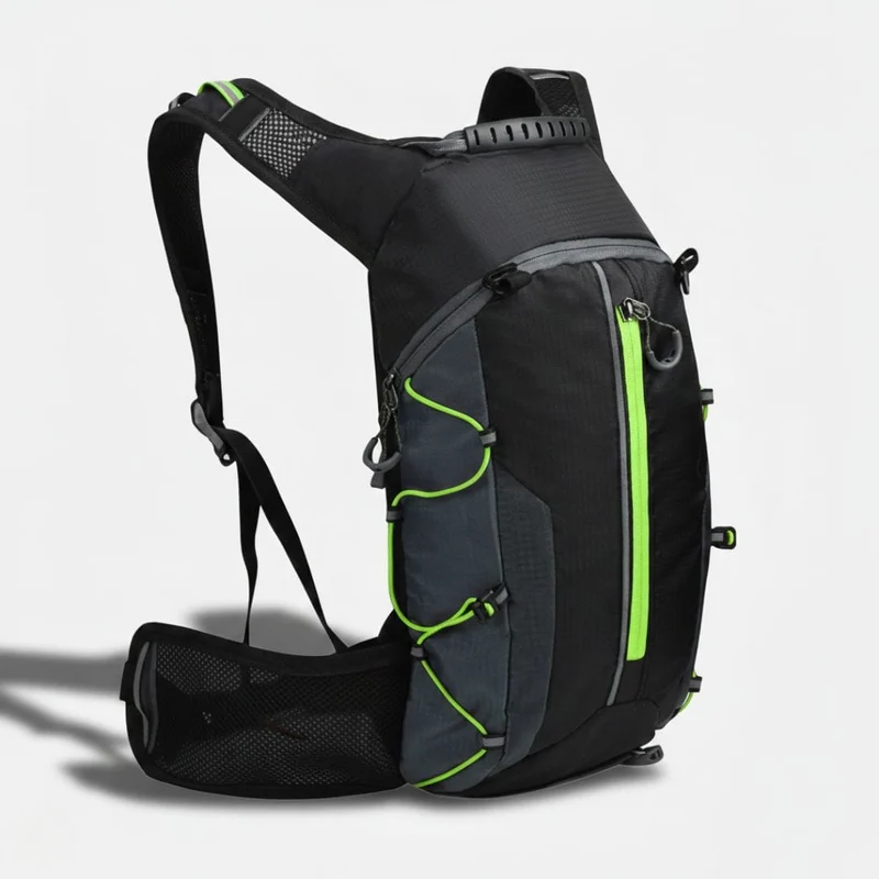 Sac à dos vélo imperméable, trekking, & randonnée | 10L ultra léger, poche hydratation