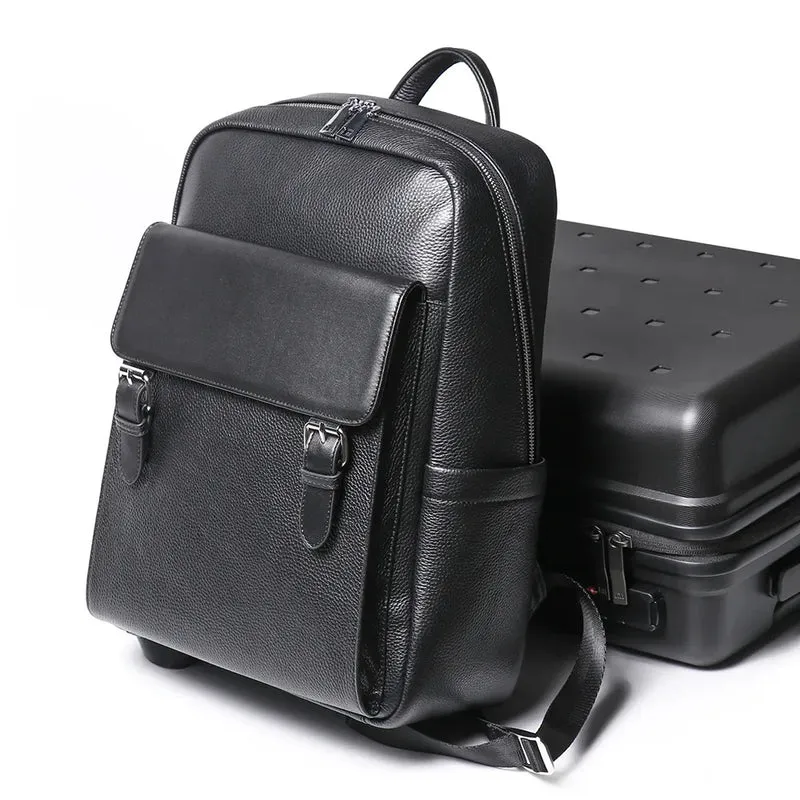 Sac à Dos Cuir Noir Homme