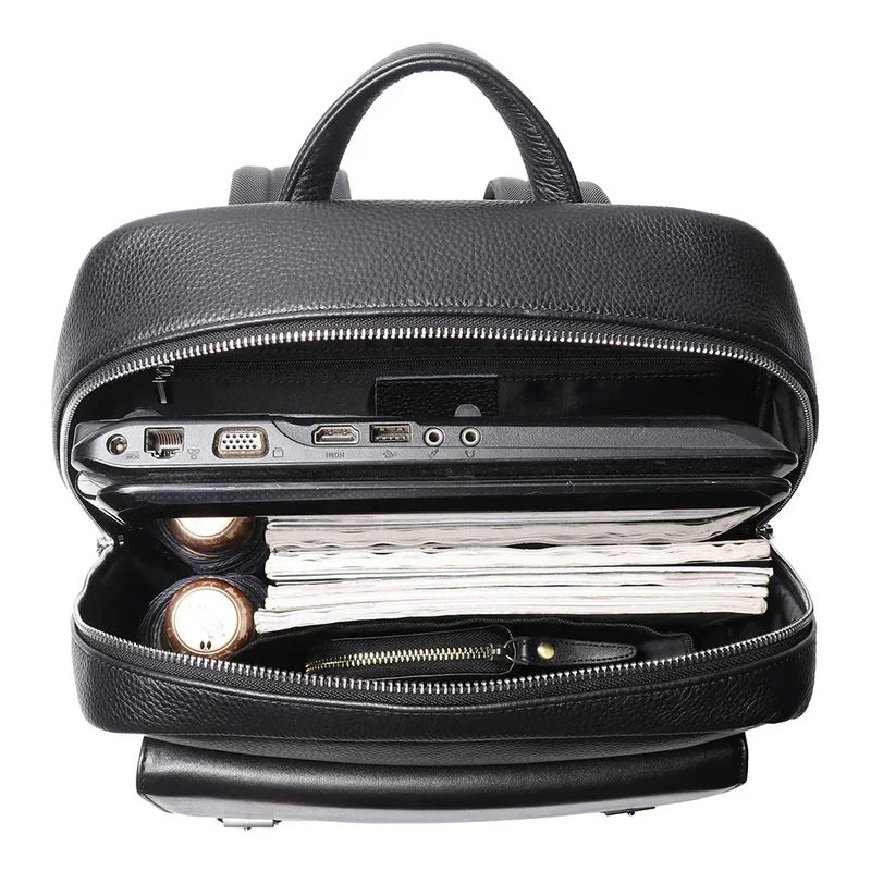 Sac à Dos Cuir Noir Homme