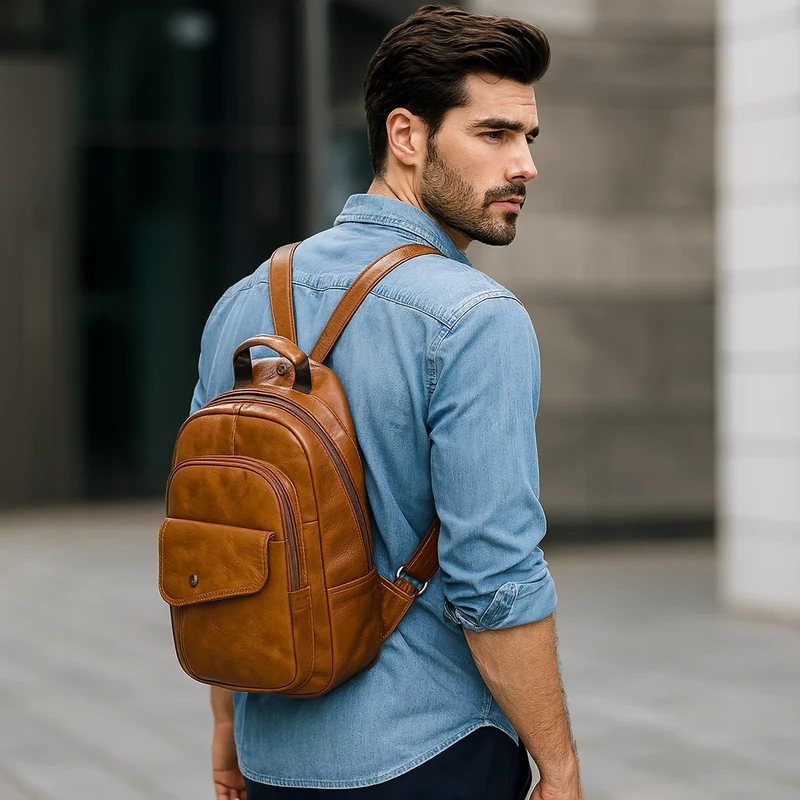 Petit Sac à Dos Homme Cuir